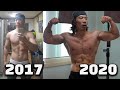 맨몸운동 3년의 몸변화 사진 calisthenics 3 year transformation