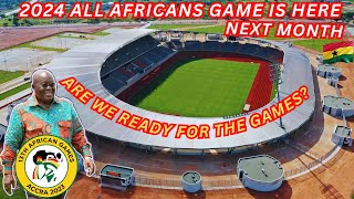 NEXT MONTH IS THE 2024 ALL AFRICANS OLYMPICS GAME AND THE STADIUM IS IN PROGRESS (REALITY IN GHANA)