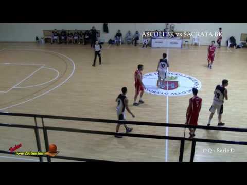 1°/2°Q ASCOLI BASKET vs SACRATA BASKET 28/01/2017 Serie D