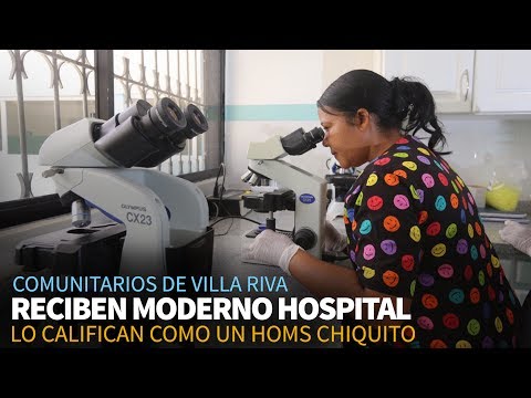 Comunitarios de Villa Riva reciben moderno hospital. Lo califican como un HOMS chiquito