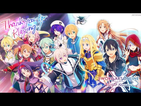 Goodbye Sword Art Online Variant Showdown
