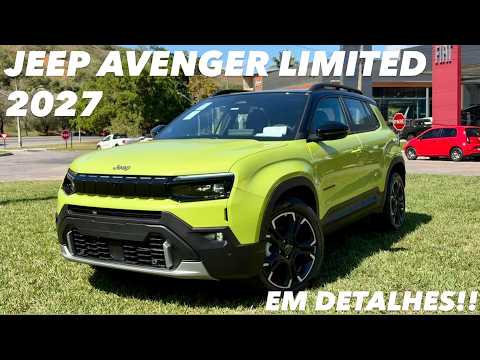 AVALIAÇÃO NOVO JEEP AVENGER LIMITED MHEV 2027 - TODOS OS DETALHES DO MAIS NOVO SUV COMPACTO DA JEEP!