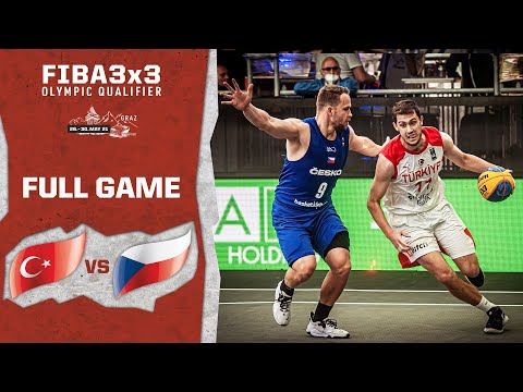 Turkey v Czech Republic | Men's - Full Game | FIBA 3x3 Olympic Qualifier