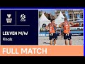 Full Match | 2023 Volleyball World Beach Pro Tour Futures | Leuven M/W | Finals