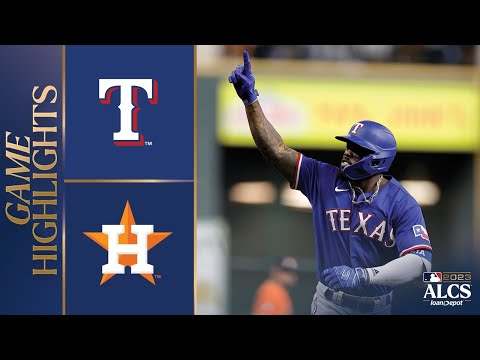 Rangers vs. Astros ALCS Game 6 Highlights (10/22/23) | MLB Highlights