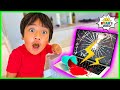 Ryan Spill his Drink on Daddy's Laptop PRANK!