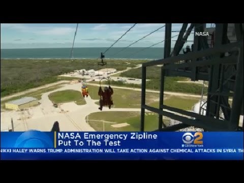 NASA Emergency Zipline Put To The Test