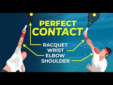 Perfect Tennis Serve Contact Point And How To Find It (Science Explained)