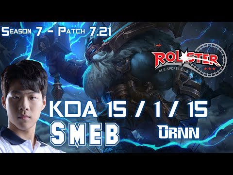 KT Smeb ORNN vs RYZE Top - Patch 7.21 KR Ranked