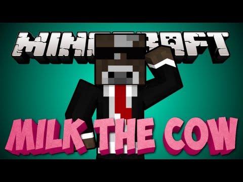 Minecraft MILK THE COW Minigame