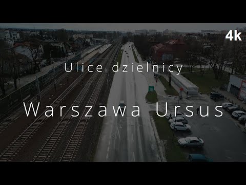 Warszawa Ursus - Ulice dzielnicy | Kwiecień 2023 | Warsaw by Drone 4K