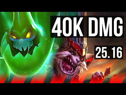 ZAC vs KLED (TOP) | 40k DMG, 5/2/9, Comeback | KR Master | 25.16