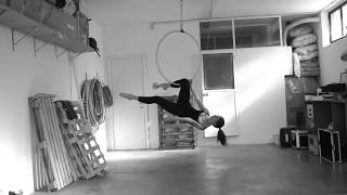 Aerial hoop - New Dawns Gaia choreography