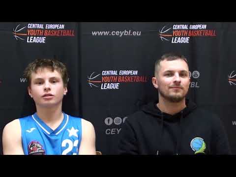 CEYBL U15, 24. 10. 2025, PRESS conference, Young Rasta Dragons - Jura Basket TS Wisła