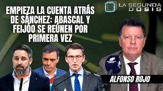 Empieza la cuenta atrás de Pedro Sánchez:  Abascal y Feijóo se reúnen por primera vez