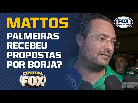 MATTOS DIZ SE PALMEIRAS RECEBEU PROPOSTAS POR BORJA