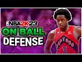 NBA 2K23 How To Play On Ball Defense Tutorial! Top Tips YOU NEED TO KNOW