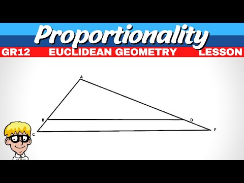 Grade 12 Proportionality Theorem: #1