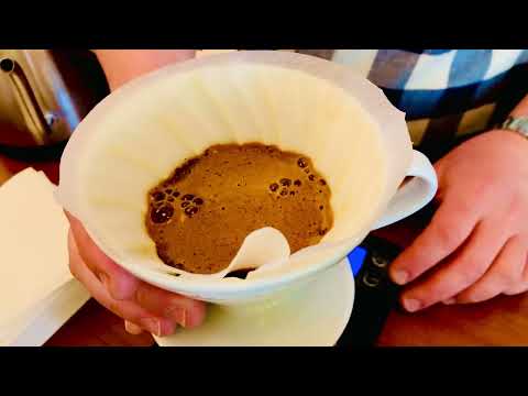 Filterkaffee-Zubereitung in der Hario V60