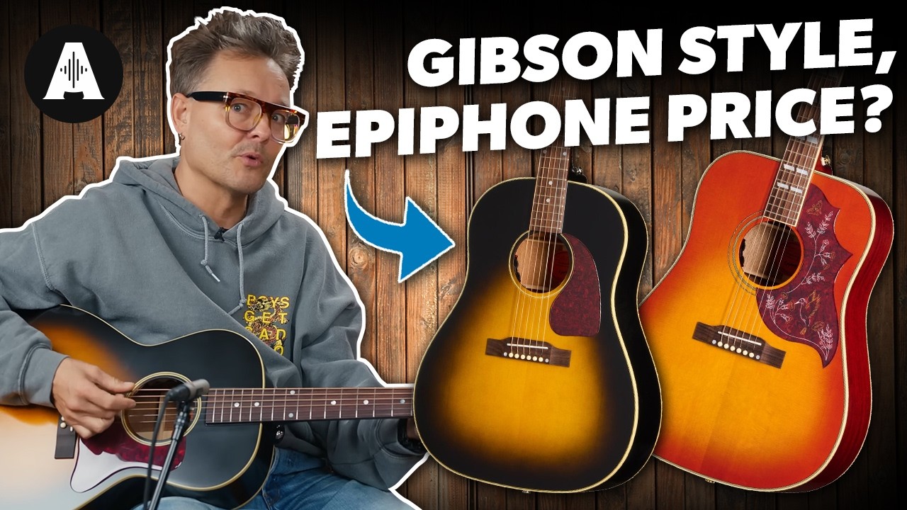 Solid Wood Acoustics that Capture the Essence of Gibson! - Epiphone Inspired By Gibson Guitars! - YouTube