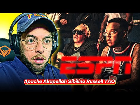 Uruguayo Reacciona a Akapellah x Tao x Apache x Jack Russell x Sibilino - ESPN #DreamTeam 🏀 🗑️