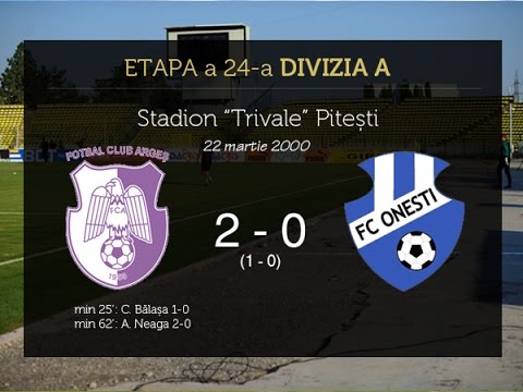 22.03.2000 FC Arges - FC Onesti 2-0, Etapa a 24-a, Divizia A