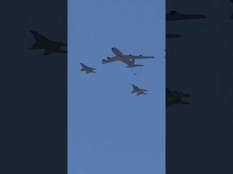 Rare KC-135 Tanker and F-15 Fighter Demonstration #subscribe #military #aviation 🔥