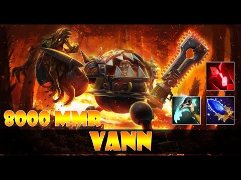 vanN plays Timbersaw on 8000 MMR Dota 2 Highlights
