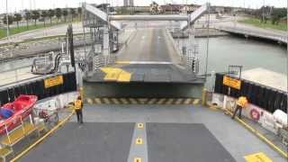 preview picture of video 'Galveston-Bolivar Ferry 02-12-12'