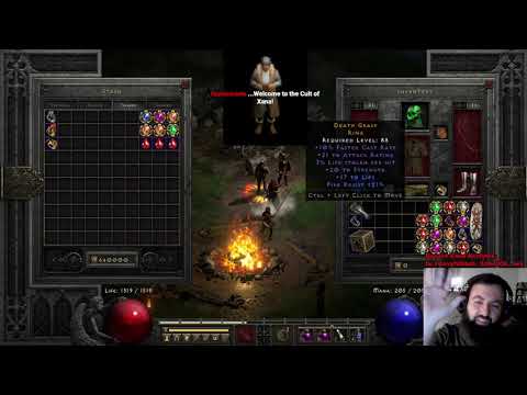 Most Insane Craft out of 388 Amulets/Rings! Crazy Blood Ring! - D2R Hardcore Group-Found Project