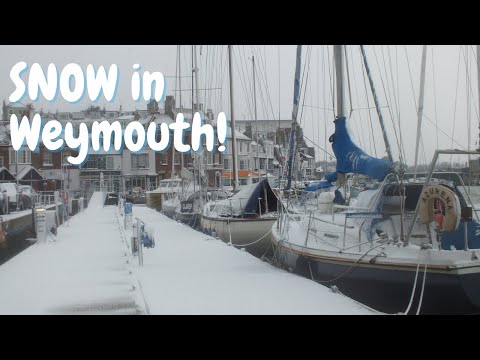 SNOW IN WEYMOUTH - 'Mini Beast from the East' - March 2018!