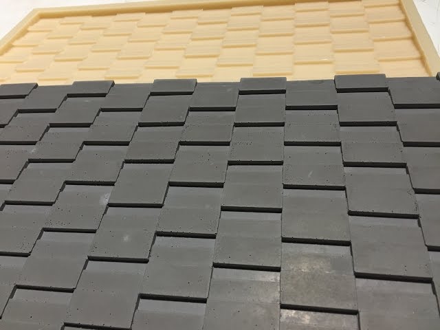 How to make high strength concrete stone. GlobMarble rubber mold MS 861