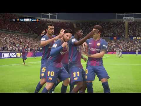 FIFA 18 ROAD TO DIVISION 1 PART 170 - BARCELONA VS MAN UTD - FIFA 18 Online Seasons Gameplay