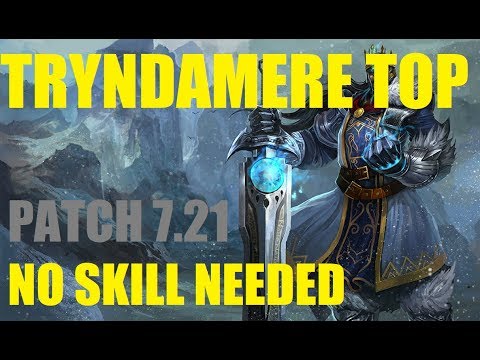 [D1] Tryndamere 110% CRIT VS RIVEN | 1V9 TRYNDAMERE TOP GAMEPLAY PATCH 7.21 NA Server
