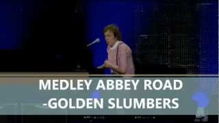 Paul McCartney- Medley Abbey Road (Subtitulada Español) (Zócalo México: 2012)