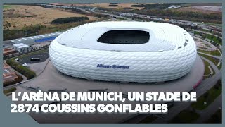 Download lagu The Munich arena, a stadium with 2874 inflatable cushions mp3