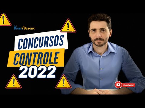 Concursos controle 2022 | Auditor de contas | Prof Bruno Bezerra