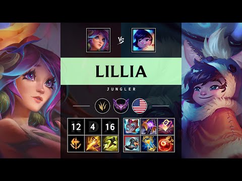 Lillia Jungle vs Nunu & Willump - NA Master Patch 25.08