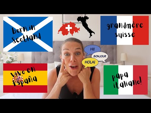 Polyglot speaks in 4 different languages (English, Spanish, French and Italian)