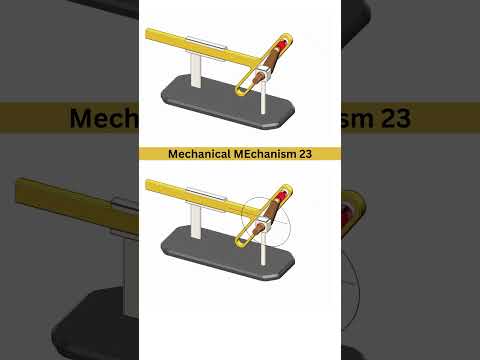 Slider Crank mechanism to convert Rotary motion into Linear Motion #mechanical #mechanism #3ddesign