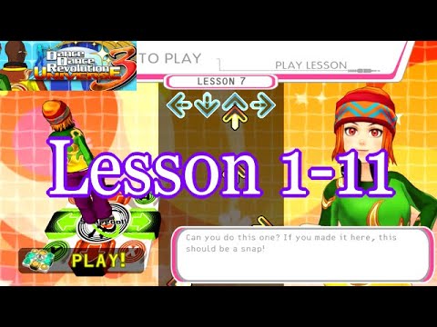 【DDR UNIVERSE 3】 HOW TO PLAY [LESSON 1-11]