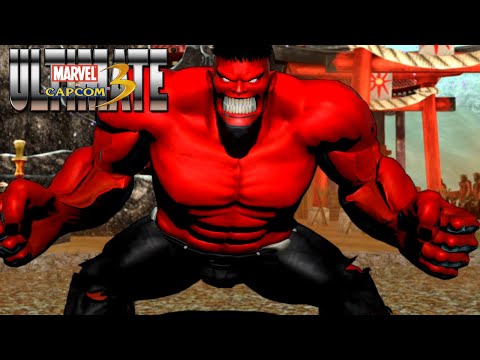 REDHULK SPIDERMAN AND THE THING TEAM UP IN EPIC FIGHT UMVC3