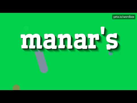 MANAR'S - HOW TO PRONOUNCE IT!?