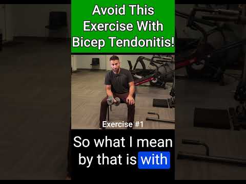 STOP These Exercises With Bicep Tendonitis! #1