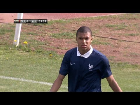 Kylian Mbappé vs Serbia U19