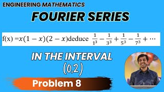 Download the video "Fourier series in the interval  (0,2) Problem 8 | Engineering Mathematics"