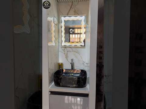 washbesin with storage cabinet || washbesin vanity design #viral #washbesin #short #shorts