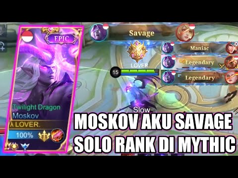 TIM RANDOM KASIH AKU KEPERCAYAAN PAKAI MOSKOV HYPER CARRY - MOBILE LEGENDS
