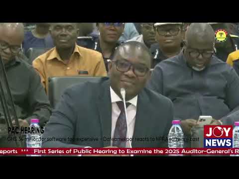 PAC Hearing: GHS 34 million for software too expensive - Dafeamekpor reacts to NPRA software cast.