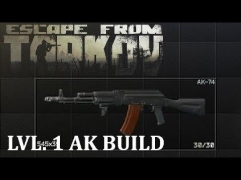 Escape From Tarkov Level 1 Trader AK Build (.12.12.1 patch)